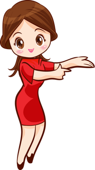 Smiling beautiful woman character in cute actions png