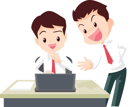 employees and office workers cartoon characters png