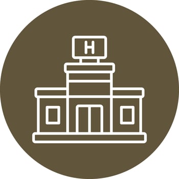 Hospital Vector Icon