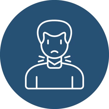Thyroid Vector Icon