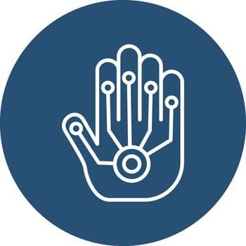 Wired Gloves Vector Icon