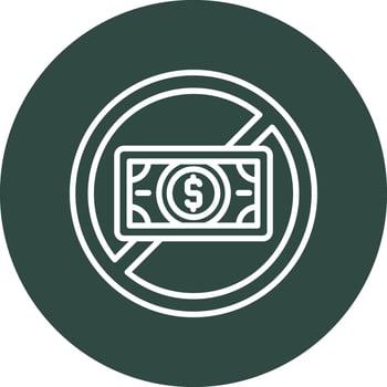 No Money Vector Icon