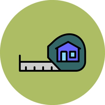 Measuring Tape Vector Icon