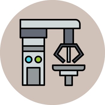 robotic surgery Vector Icon