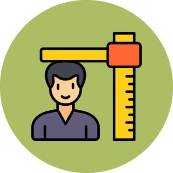 Height Vector Icon