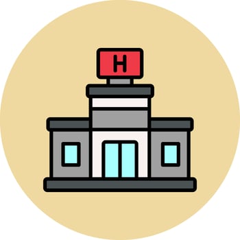 Hospital Vector Icon