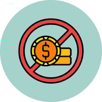 Ban Vector Icon