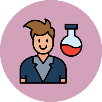 Scientist Vector Icon