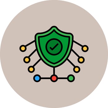 Cyber Security Vector Icon