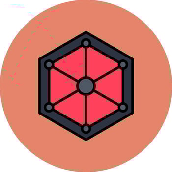 Hexagon Vector Icon