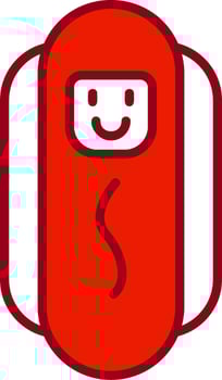 Hot Dog Vector Icon