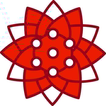 Mexican Aster Vector Icon
