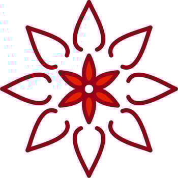 Schefflera Vector Icon