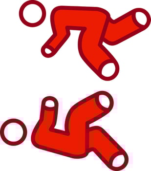 Flying Vector Icon