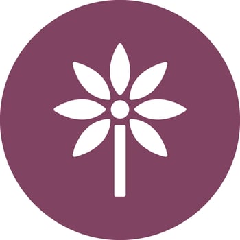 Schefflera Vector Icon