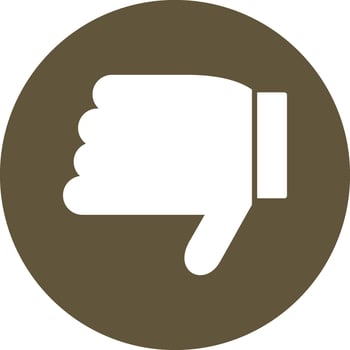 Dislike Vector Icon