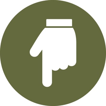 Down Vector Icon