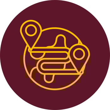 Distance Vector Icon