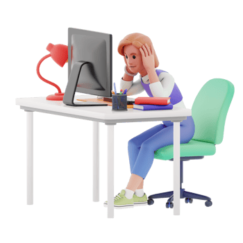 Work Activity 3D illustrations png