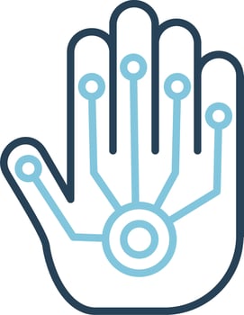 Wired Gloves Vector Icon