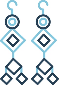 Earrings Vector Icon
