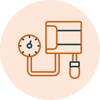 Sphygmomanometer Vector Icon