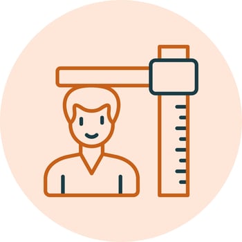 Height Vector Icon