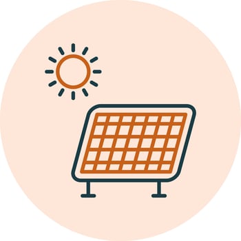 Solar Panel Vector Icon