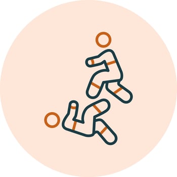 Wrestling Vector Icon