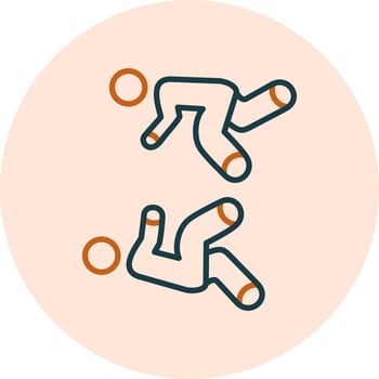 Flying Vector Icon