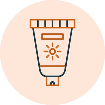Sunscreen Vector Icon