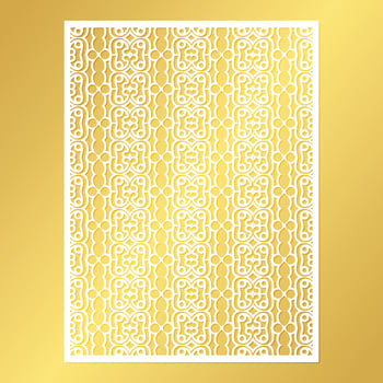 seamless cut mandala decorative pattern template vector