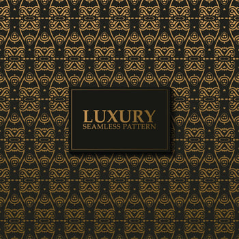 luxury dark seamless pattern background vector