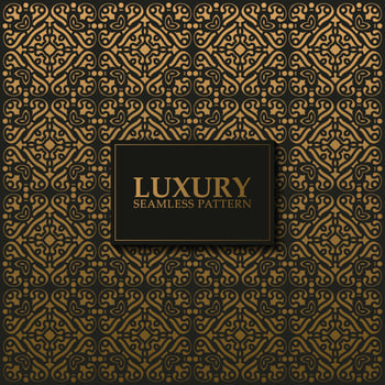luxury dark seamless pattern background vector