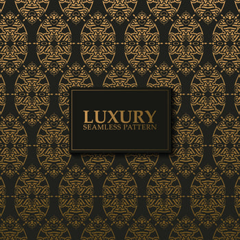 luxury dark seamless pattern background vector