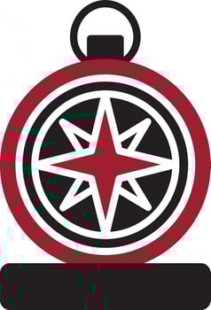 Compass Vector Icon