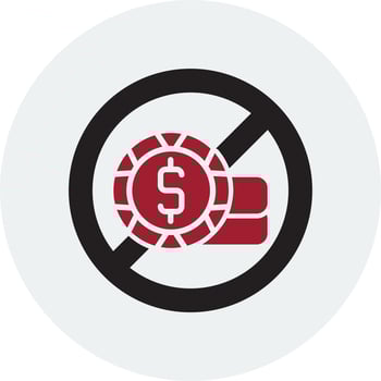 Ban Vector Icon
