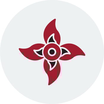 Plumeria Vector Icon
