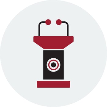 Tribune Vector Icon