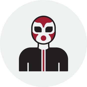 Wrestler Vector Icon