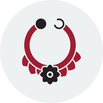 Septum Vector Icon