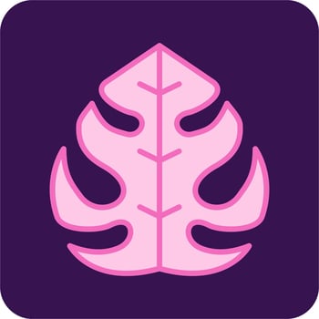 Philodendron Vector Icon