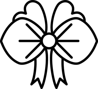 Ribbon Bow Vector Icon