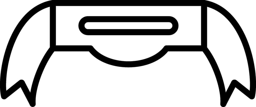 Ribbon Bow Vector Icon