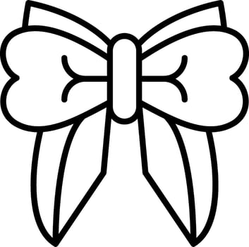Ribbon Bow Vector Icon
