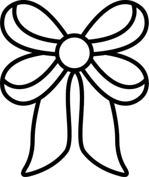 Ribbon Bow Vector Icon
