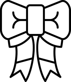 Ribbon Bow Vector Icon