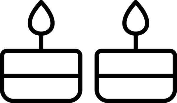 Candles Vector Icon