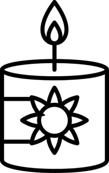 Scented Candle Vector Icon