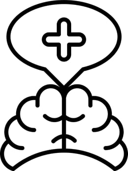 Positive Thinking Vector Icon